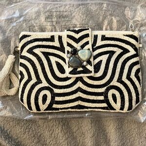 Mary Frances Beaded Handmade Handbag with matching wallet